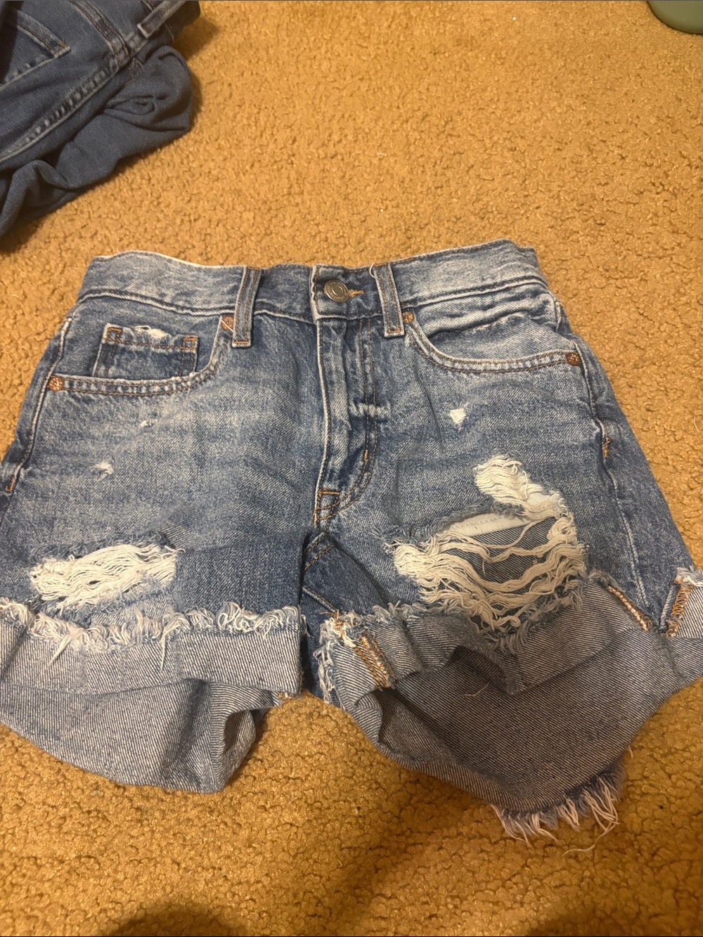 Light Blue Denim Women's Shorts